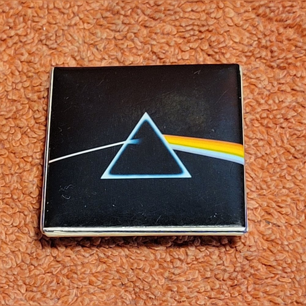Vintage Pink Floyd Dark Side of the Moon Button Pin